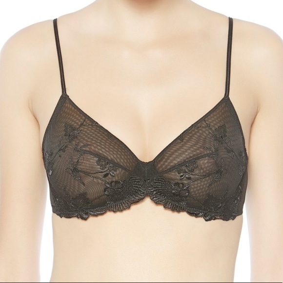 La Perla Other - La Perla Garland Underwire Sheer Black Bra
